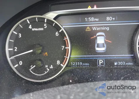 2022 Nissan Altima Sv Intelligent Awd z USA, uszkodzony, nr VIN 1N4BL4DW4NN345652